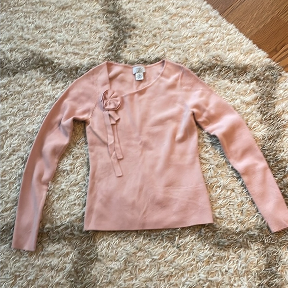 LOFT Blush Long Sleeve Sweater